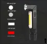 Фенер  за глава, XPG + COB червена и бяла светлина,  сгъване на  90 ° - FL59, снимка 12