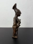 Африканско изкуство бронзува статуетка №7428, снимка 4