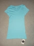Нова тениска с етикет цвят аквамарин, снимка 1