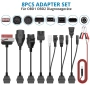 AUTOUTLET Диагностичен адаптер OBD2 от 8 части – Универсални НОВИ, снимка 3