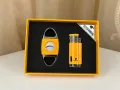 COHIBA подаръчен комплект (запалка+резачка за пури), снимка 1