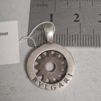 Сребърна Висулка - BVLGARI - 3,80гр., снимка 2 - Колиета, медальони, синджири - 45469395