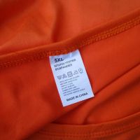 4XL /5XL Нова тениска в оранжево червено , снимка 7 - Тениски - 45830151