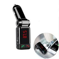 Блутут за кола (MP3player  FM предавател  зарядно USB и Bluetooth) / Материал на корпуса: метал, ABS, снимка 4 - Аксесоари и консумативи - 45542028