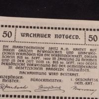 Банкнота НОТГЕЛД 50 хелер 1920г. Австрия перфектно състояние за КОЛЕКЦИОНЕРИ 44928, снимка 7 - Нумизматика и бонистика - 45544230