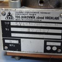 Хидравличен пропорционален клапан TOS Rakovnik SVG-10/M3-06-0 servo valve, снимка 3 - Резервни части за машини - 45338255