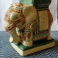 Красив Керамичен Слон, снимка 1 - Декорация за дома - 45336441