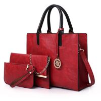 Комплект дамска чанта - отворена горна чанта, ръчна чанта, портфейл, 5цвята , снимка 5 - Чанти - 45159095