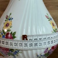 Уникално красива голяма ваза с капак -Bareuther Waldesassen -Bavaria, снимка 6 - Антикварни и старинни предмети - 45484860