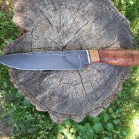 Продавам нож изработен от лагерна черупка , снимка 2 - Ножове - 45265431