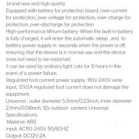 UPS за камери, рутери и др. Input  110~220V AC Output 12V 2A DC, снимка 7 - Друга електроника - 45282887