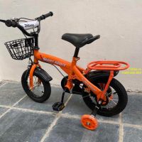 Детски велосипед със светещи помощни колела и противоплъзгащи гуми, снимка 5 - Велосипеди - 45404750