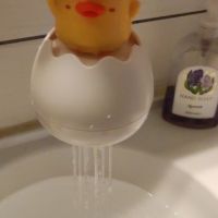 Детска забавна играчка за вана жълто пате в яйце , снимка 1 - Други - 45709436