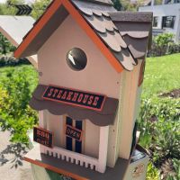 Декоративна ръчно рисувана къща за птици - Living Garden 🪴 Germany, снимка 5 - Други стоки за дома - 45430466