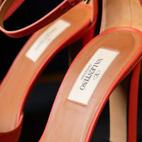 Обувки Valentino Rockstud Естествена кожа, снимка 4 - Дамски обувки на ток - 44951134