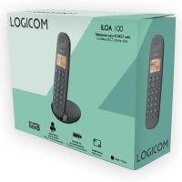 Logicom ILOA 100 Безжичен стационарен телефон без телефонен секретар, снимка 1 - Стационарни телефони и факсове - 45360668
