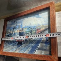 Плакат снимка картина влакове локомативи N 5, снимка 4 - Антикварни и старинни предмети - 45209112