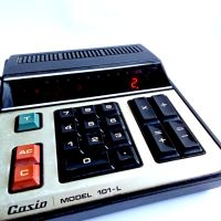настолен калкулатор Casio Модел 101-l - 1973г, снимка 5 - Антикварни и старинни предмети - 45486137