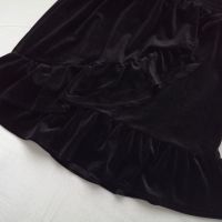 Monki нова дамска кадифена пола с висока талия р-р S-M, снимка 9 - Поли - 45092356