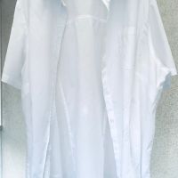 Голяма бяла риза SHEEGO,тънък памук, снимка 7 - Ризи - 45633062