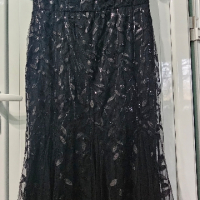 Дамска официална черна рокля с паети, снимка 4 - Рокли - 44978714