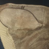 Яке / кожух от естествена кожа с плетени ръкави и долна част - Размер: XL / 2XL, снимка 9 - Якета - 45571647