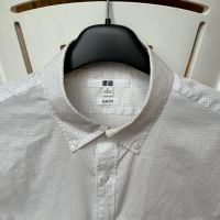 Мъжка бяла риза на малки точки само за 5лв., снимка 2 - Ризи - 45601782