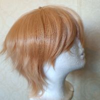 Нова косплей, къса руса перука, снимка 4 - Аксесоари за коса - 43475056