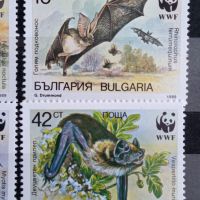 1989 г. Световен фонд за защита на природата-Прилепи., снимка 3 - Филателия - 45381096