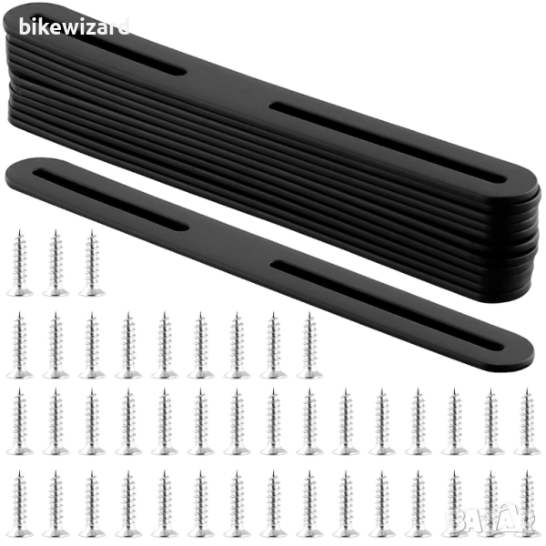 YIXNSW 12 броя плоски конектори 215 x 24 x 3 мм с удължени отвори НОВИ, снимка 1