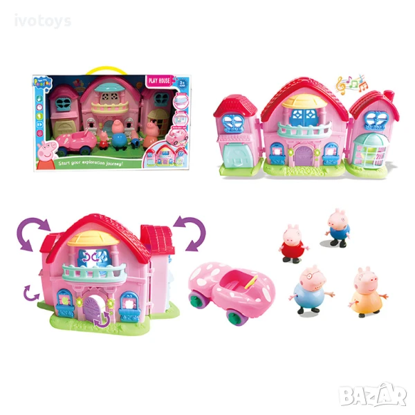 Детска къща с музика и светлина - Код 5550, снимка 1