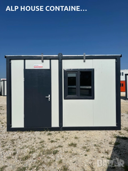 Офис контейнер 400х240 | Модулен, Санитарен, Строителен, Магазин, Склад, снимка 1