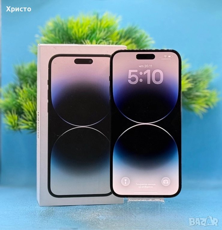 Apple iPhone 14 Pro Max, 128GB, 6GB RAM, 5G, Space Black , снимка 1