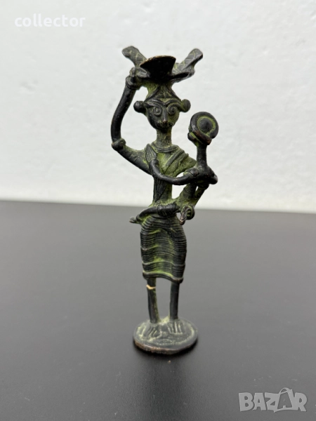 Индийска бронзова племенна фигура. №7497, снимка 1