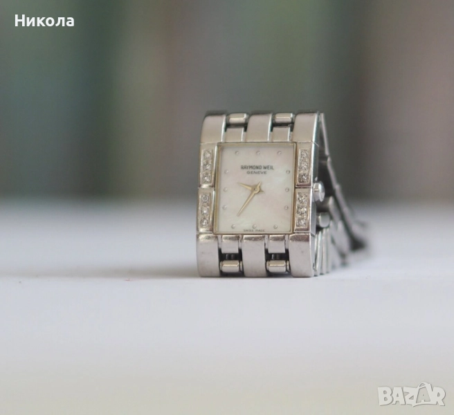 Дамски часовник с диаманти Raymond Weil Tema 5887, снимка 1
