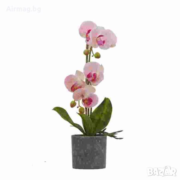 Изкуствена орхидея в саксия 40см KD3266, снимка 1