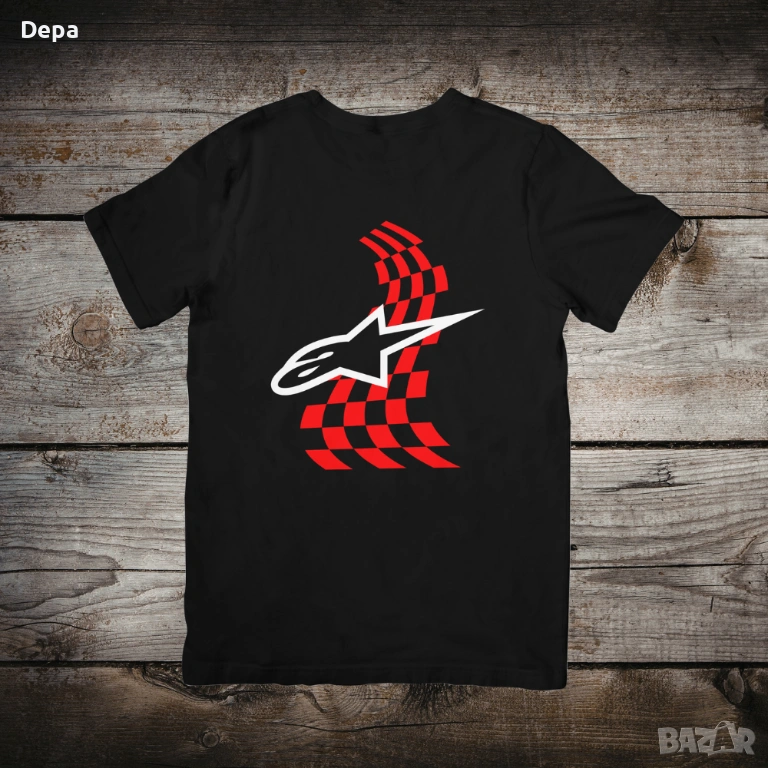 Мъжка Тениска За Мотористи, снимка 1
