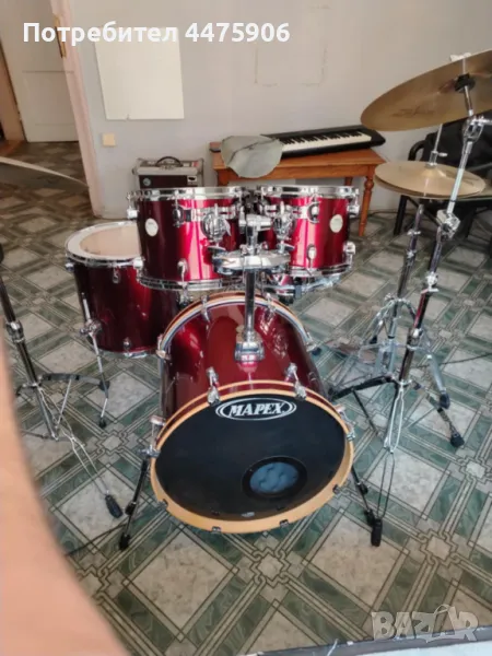 Продавам Професионален Комплект барабани Mapex Meridian Birch, снимка 1