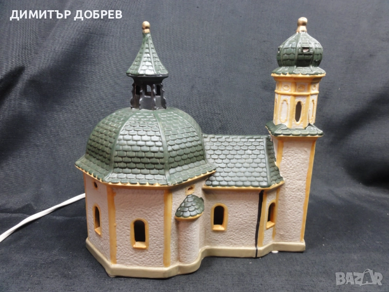 СТАРА РЕТРО ЕЛЕКТРИЧЕСКА НАСТОЛНА ЛАМПА ЦЪРКВА WURM GERMANY, снимка 1