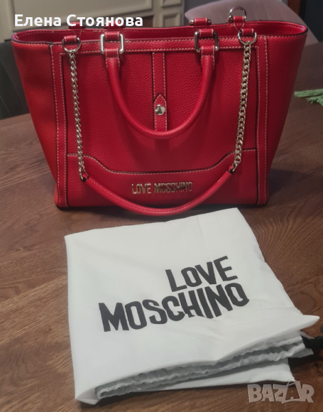 Оригинална чанта Love Moschino, снимка 1