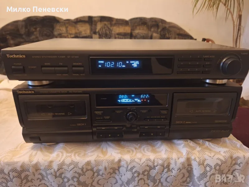 TECHNICS  RC-TR 373 M2 DOUBLE STEREO CASSETTE DECK  AUTO REVERSE. TECHNICS  ST-GT 350 STEREO TUNER , снимка 1