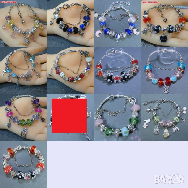 ⚜️ Разпродажба  Гривна тип пандора №3959, снимка 1