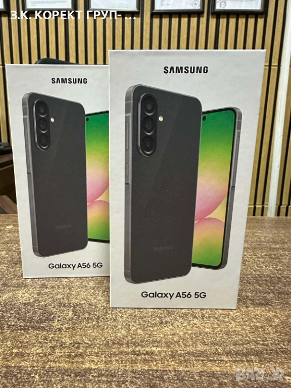 НОВ Samsung Galaxy A56 5G 128GB 8GB RAM Graphite, снимка 1