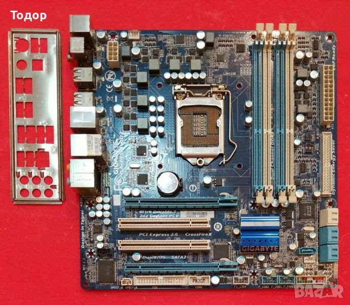 Дъно Gigabyte GA-P55M-UD2 socket 1156, снимка 1