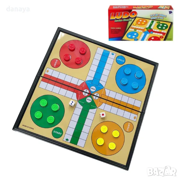 5538 Магнитна настолна игра Не се сърди човече Ludo, снимка 1