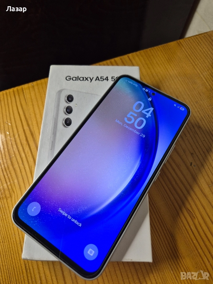 Като нов! Samsung A54 5G 128GB 8GB Awesome White, снимка 1