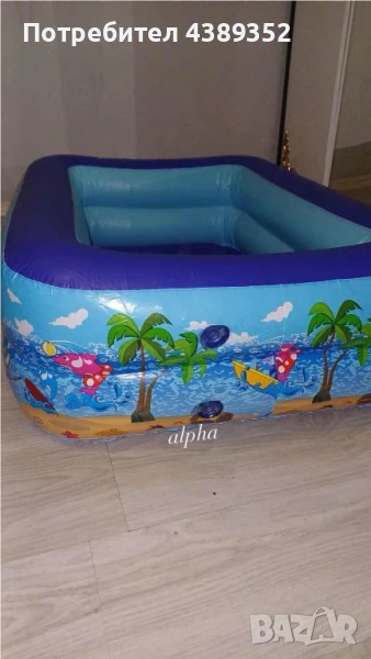 Удебелен детски надуваем басейн, различни размери, снимка 1
