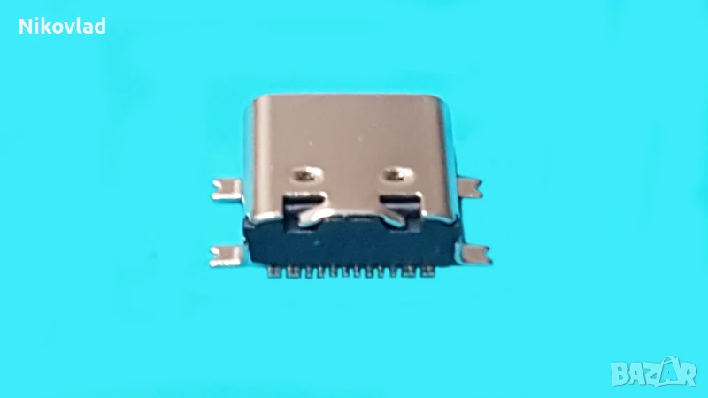 Букса (конектор) Type C USB 3.1 хоризонтална 16 pin, снимка 1