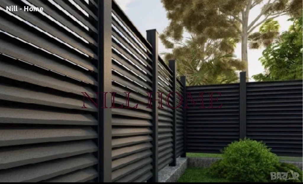 Ограда ( тип щора ) ЛАМЕЛИ/ПАНА/ВРАТИ/СТЪЛБОВЕ/АНТРАЦИД, снимка 1