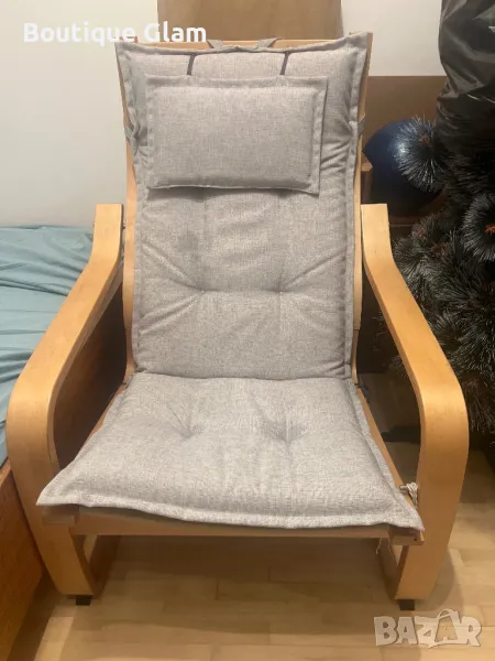 Дървен стол кресло , снимка 1